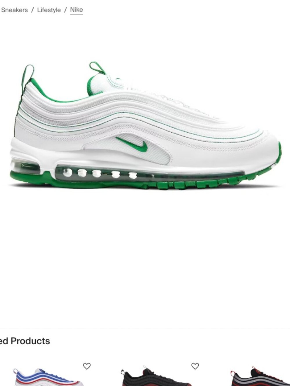 Nike Air Max 97 White Pine Green